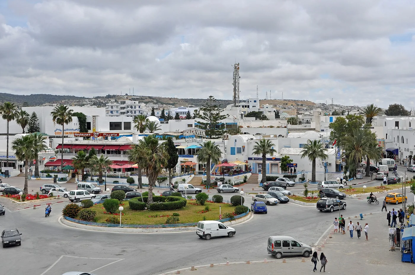 EHPAD à Hammamet — Vue de Hammamet depuis la Kasbah