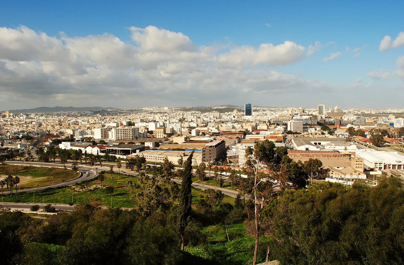 EHPAD à Tunis — Vue panoramique de Tunis depuis Sidi Belhassen